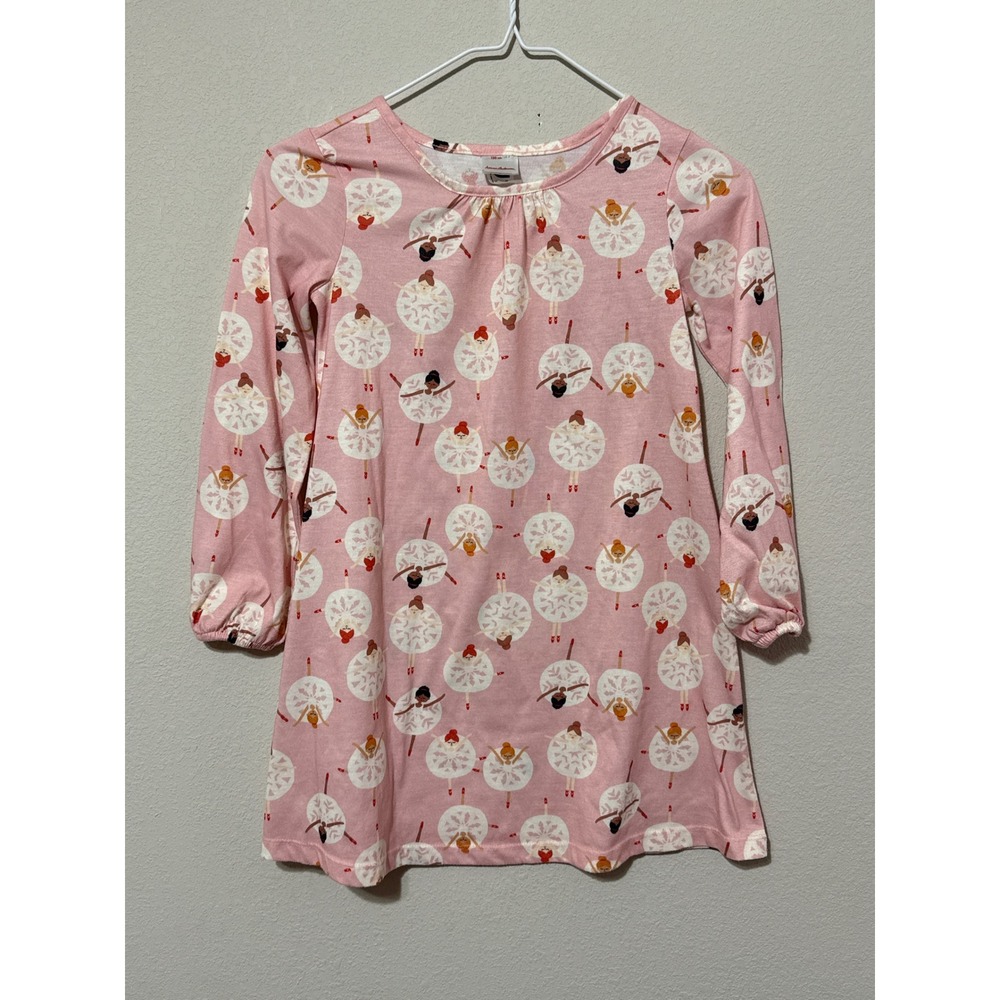 Hanna Andersson Size 8 Winter Ballerina Recycled Polyester Nightgown